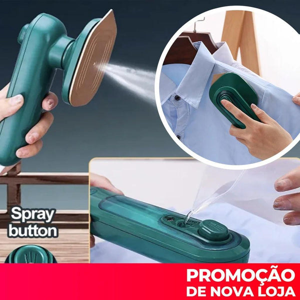 Mini Ferro de Passar Roupas a Vapor para Viagem | Elétrico Portátil Pequeno/Casa-110V Prático Econômico Frete Grátis - Totalize