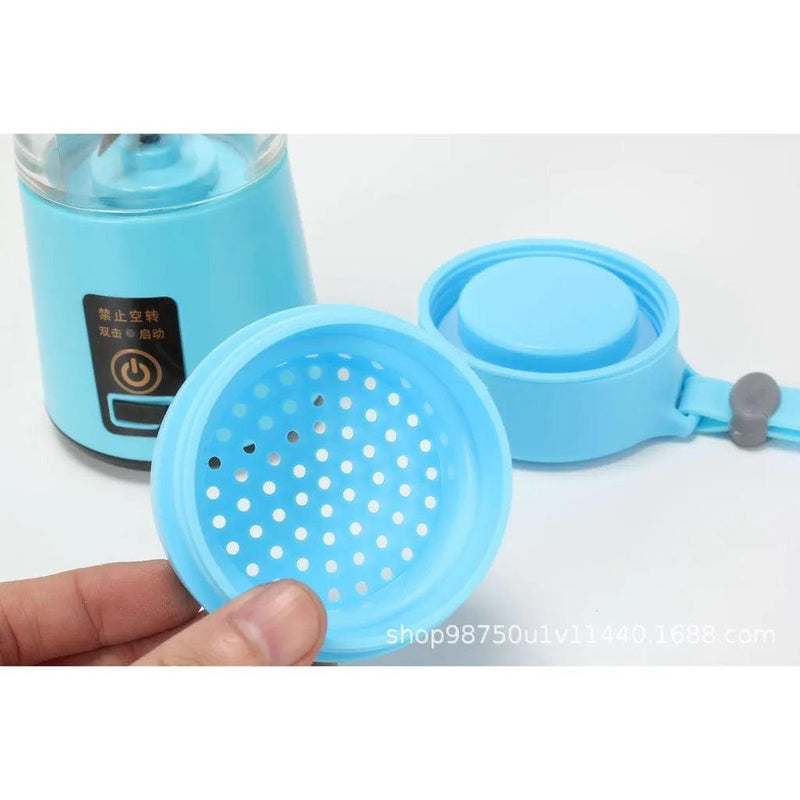 Mini liquidificador portátil de mão cabo USB portátil 6 laminas - Totalize